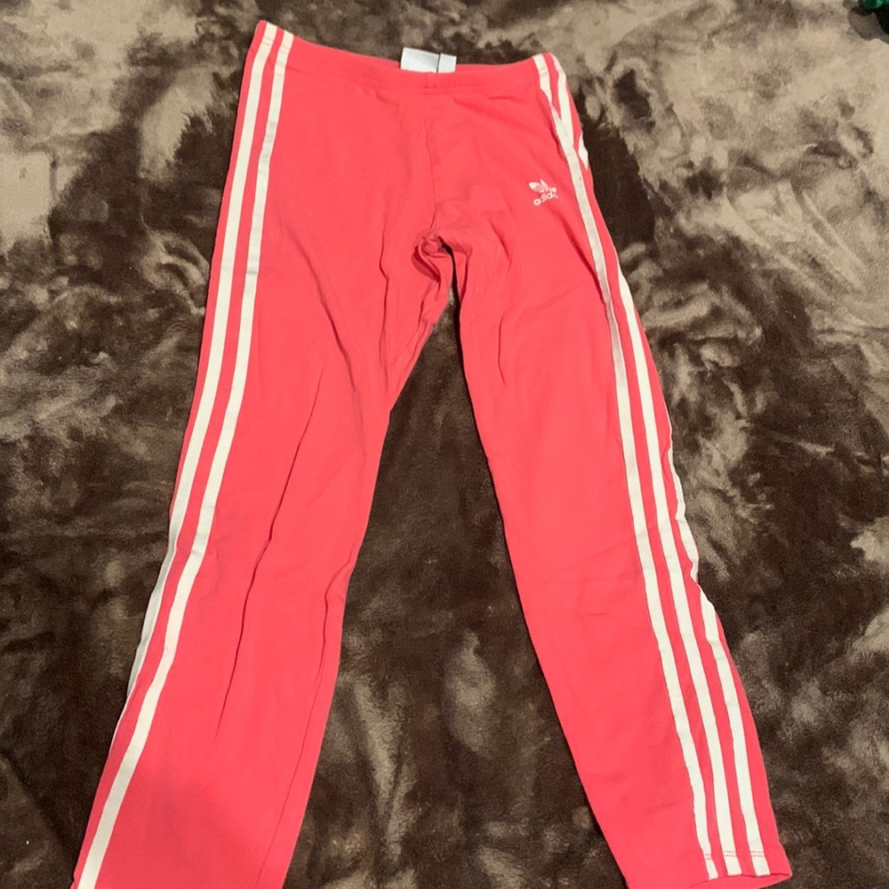 Adidas pink leggings